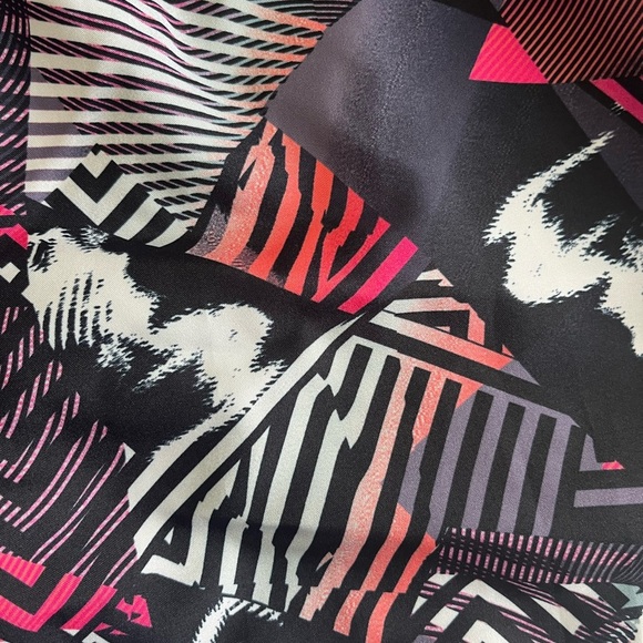 Calvin Klein Women's Black and Pink Athletic Shorts - Plus Size - Picture 3 of 6